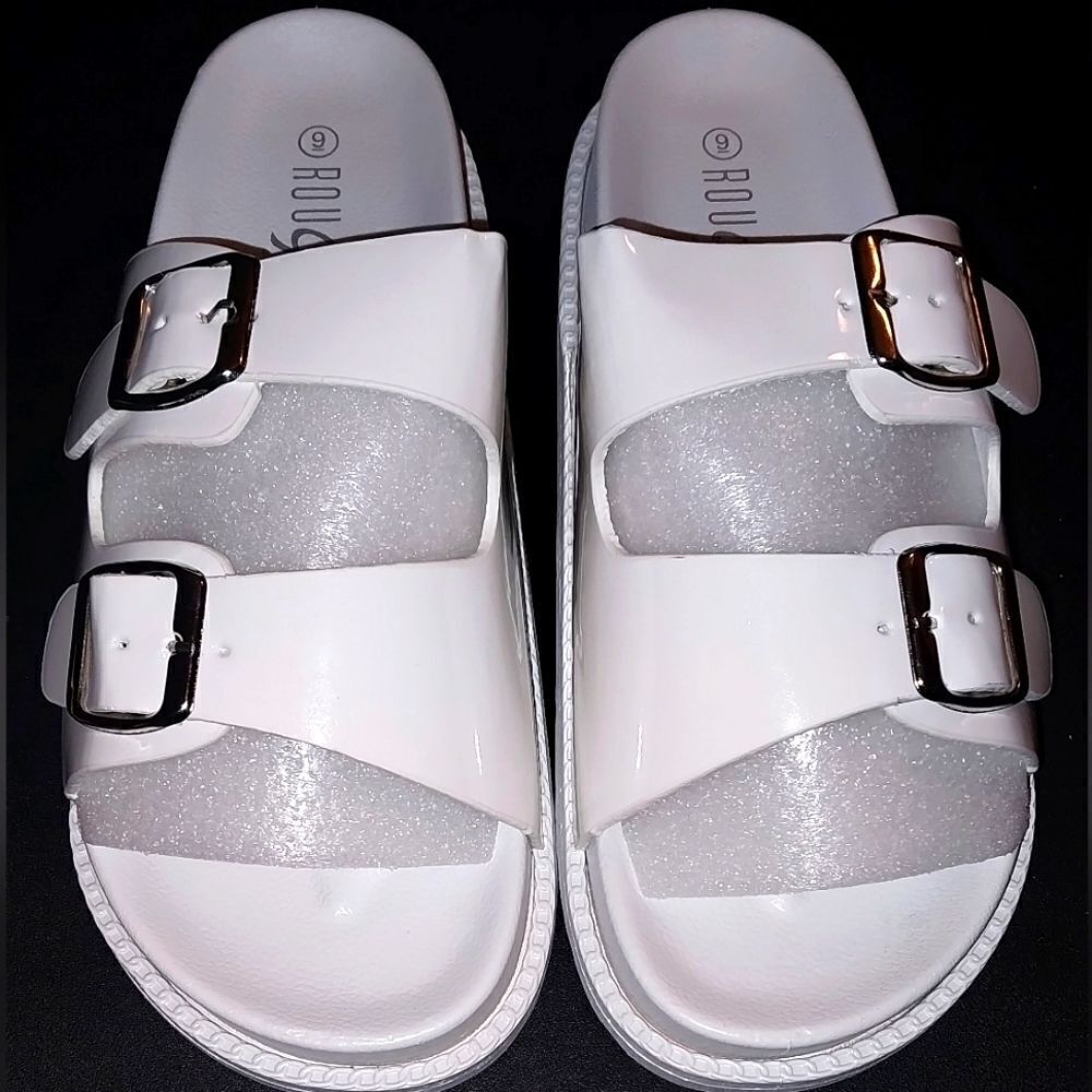Double Buckle sandals sz 9
